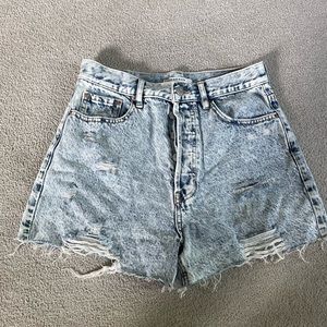 Pacsun ultra high rise vintage short